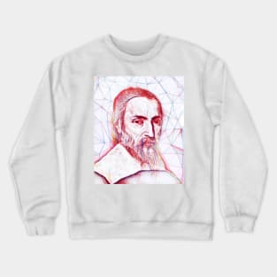 Nicolas Claude Fabri de Peiresc Portrait | Nicolas Claude Fabri de Peiresc Artwork | Line Art Crewneck Sweatshirt